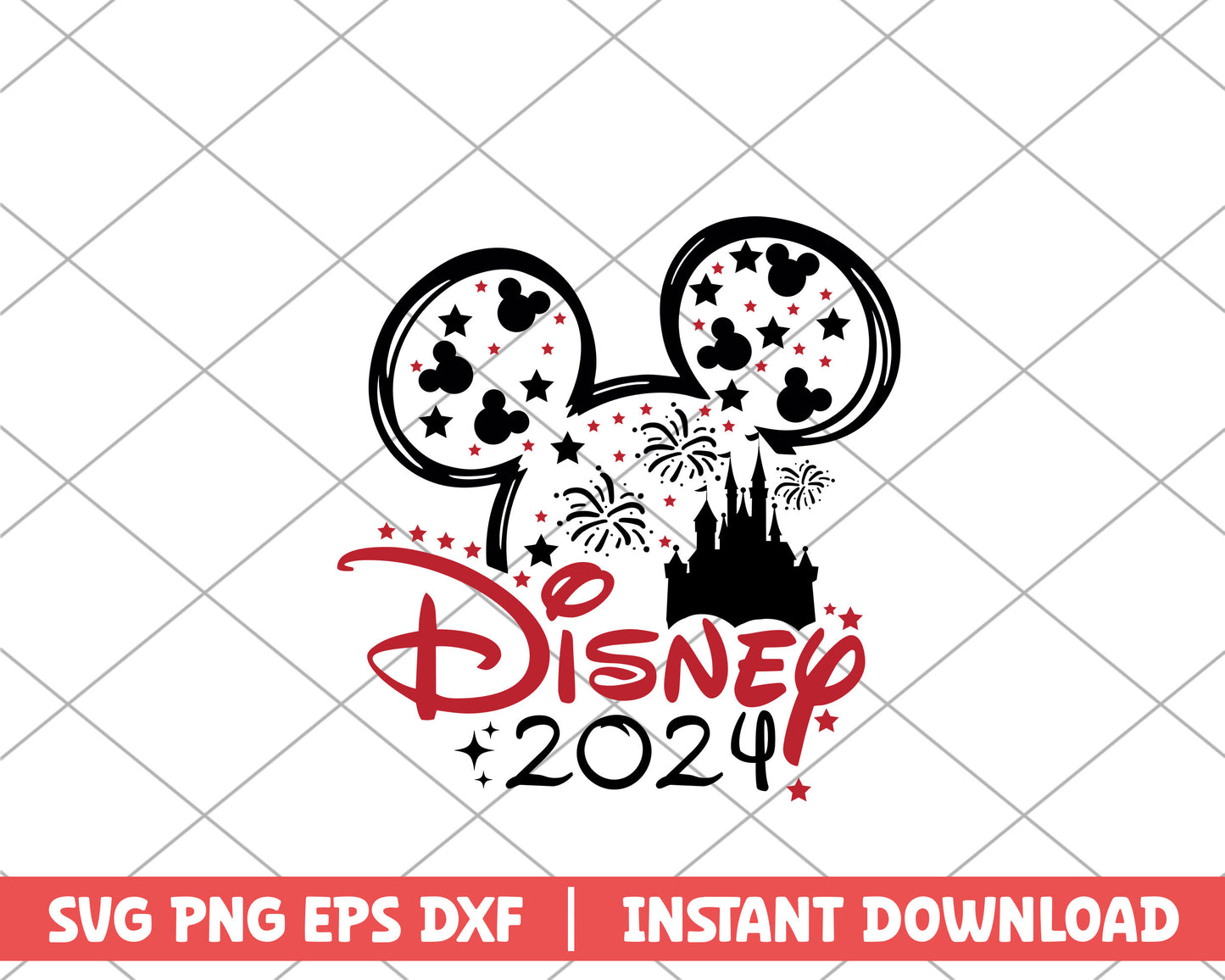 Mickey disney 2024 disney svg