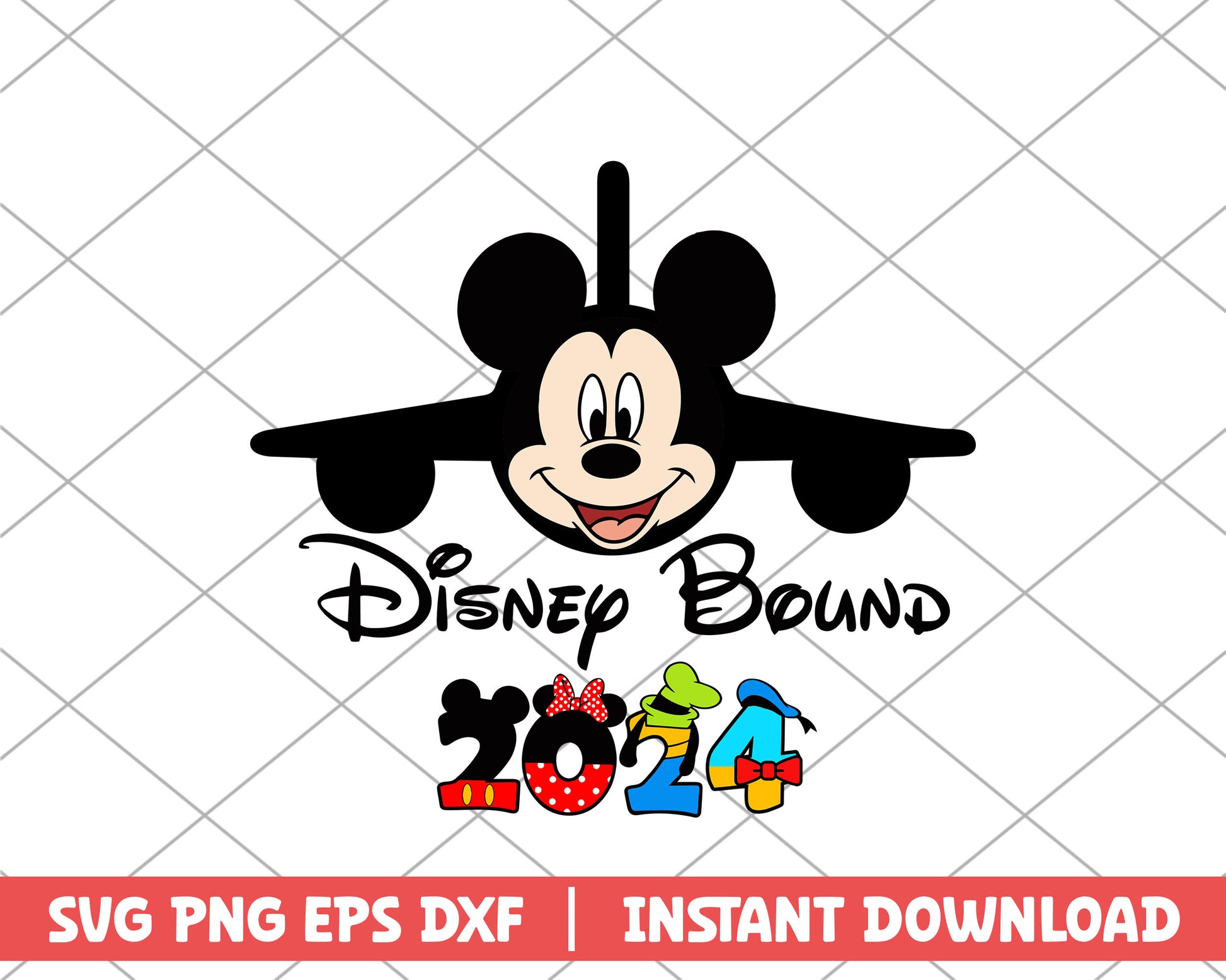 Mickey disney bound disney svg