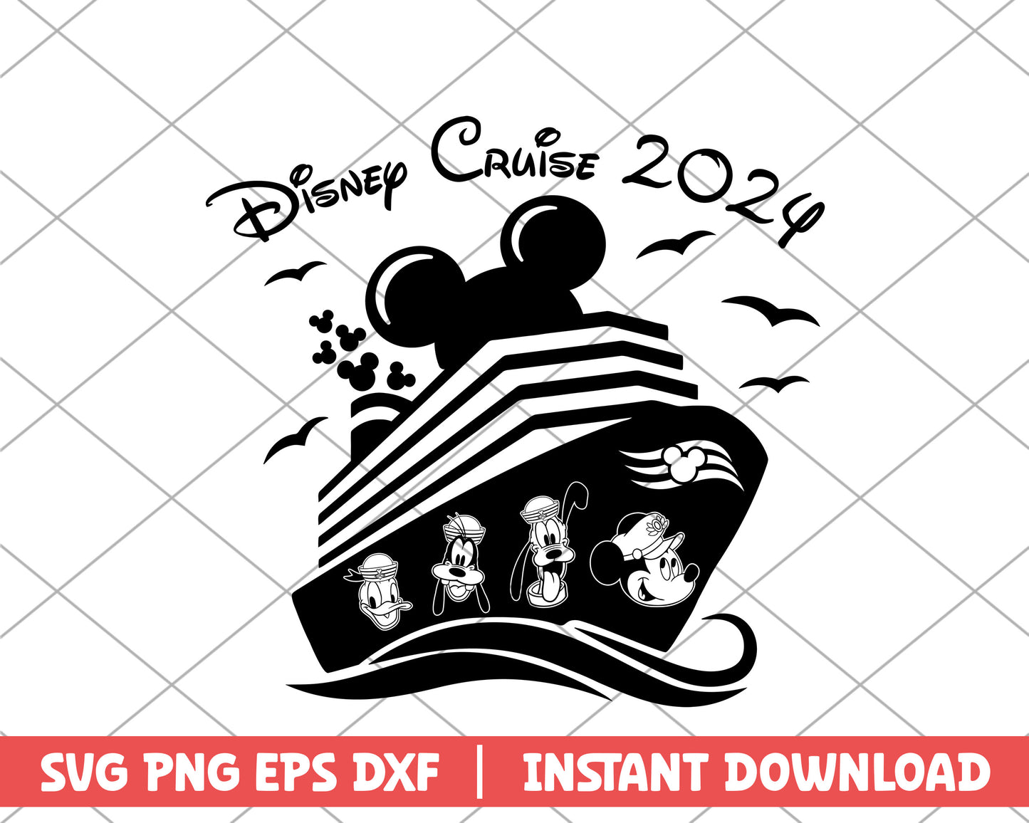 Mickey disney cruise 2023 disney svg