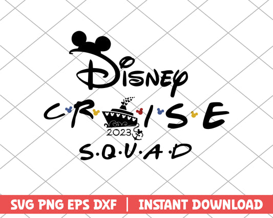 Mickey disney cruise squad disney svg