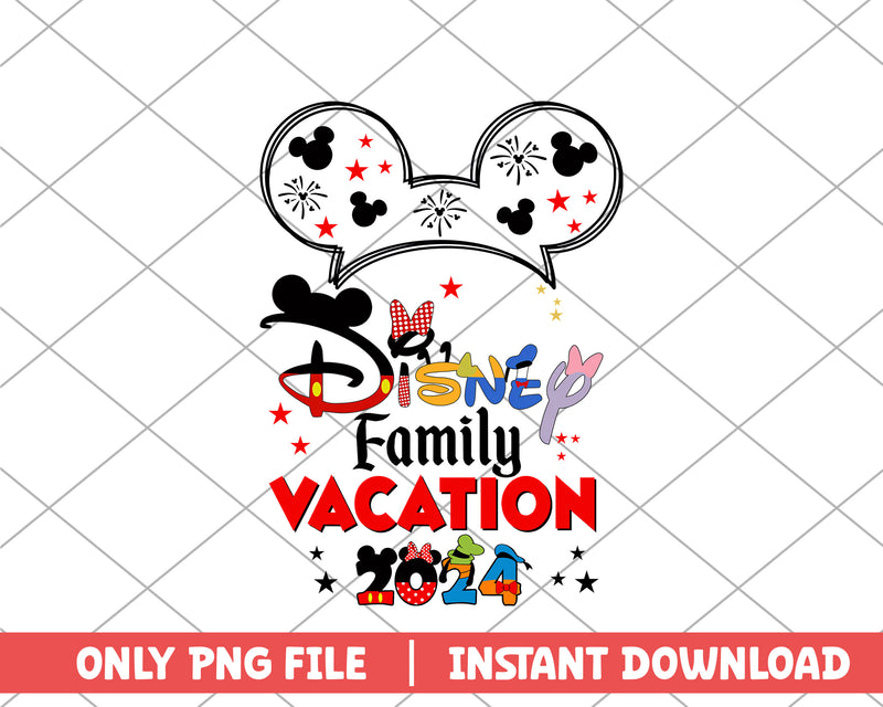 Mickey disney family vacation disney png