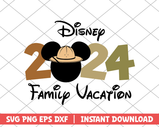 Mickey disney family vacation svg