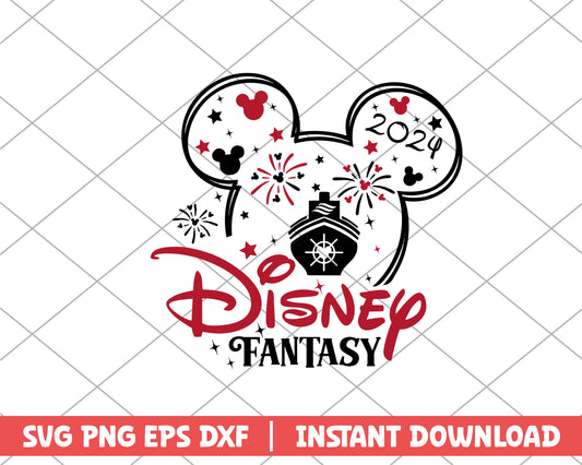 Mickey disney fantasy disney svg