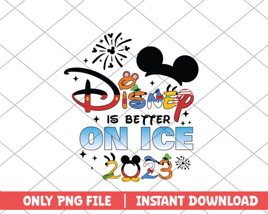 Mickey disney is better on ice disney png