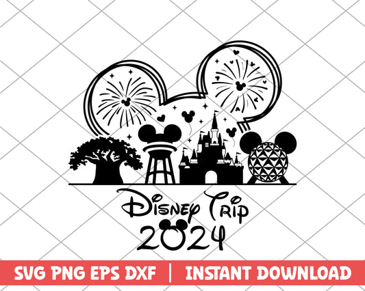 Mickey disney trip 2024 disney svg