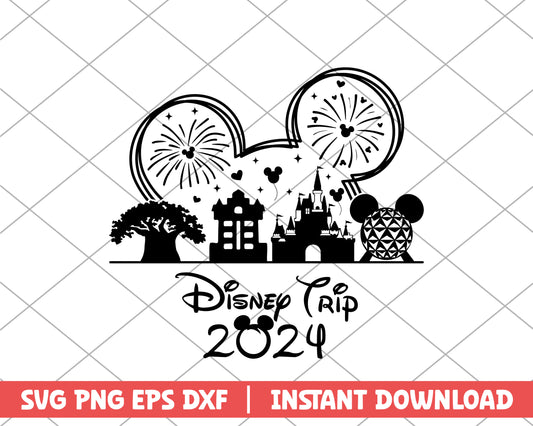 Mickey disney trip  disney svg