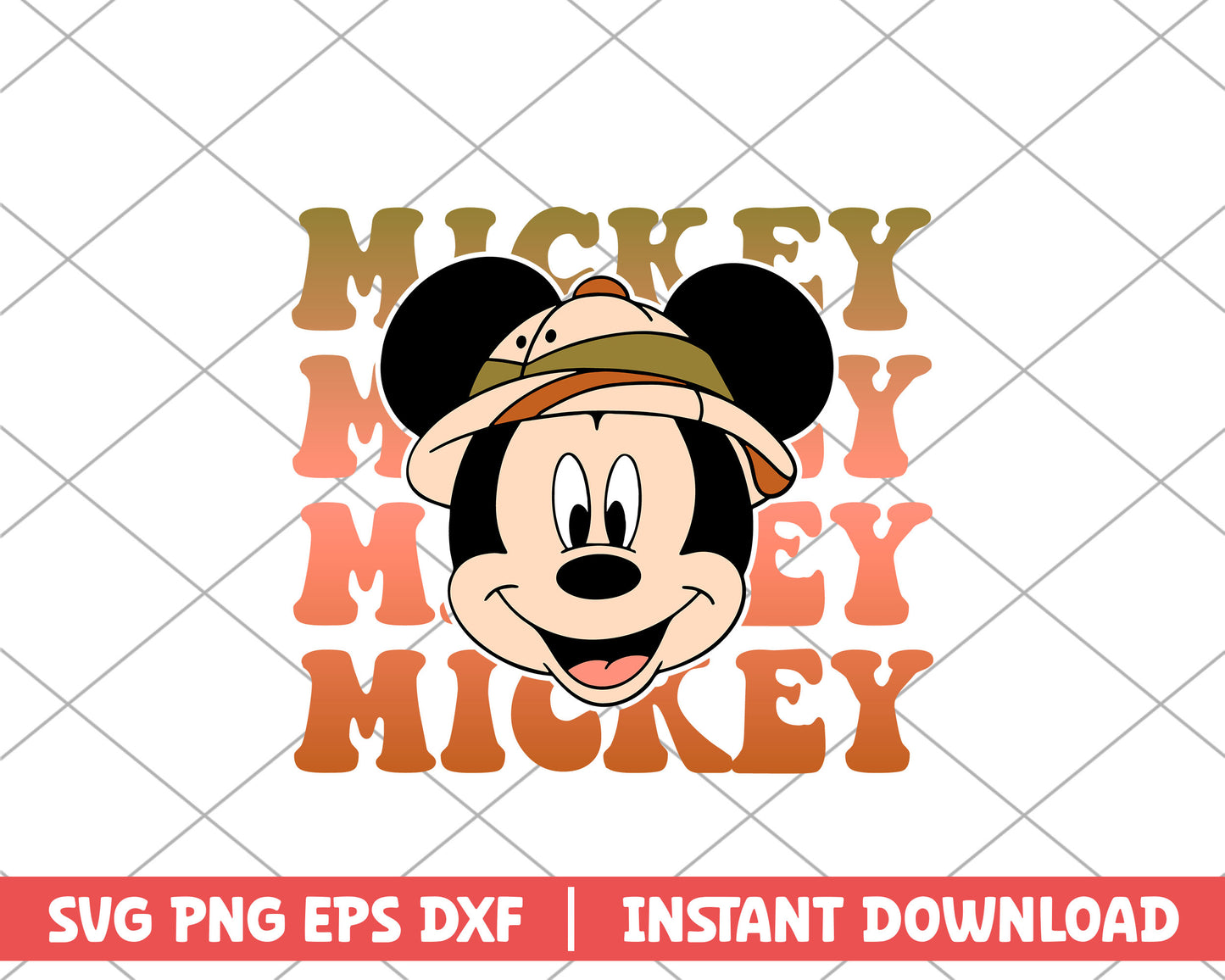 Mickey explorer disney svg