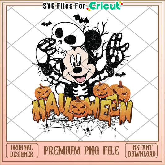 Mickey halloween png, halloween​ candy png, halloween pumpkin png
