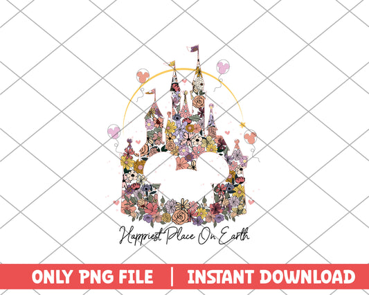 Mickey hapiest place on earth disney png