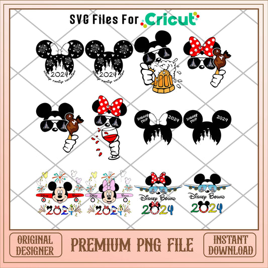 Disney Mickey head art png bundle