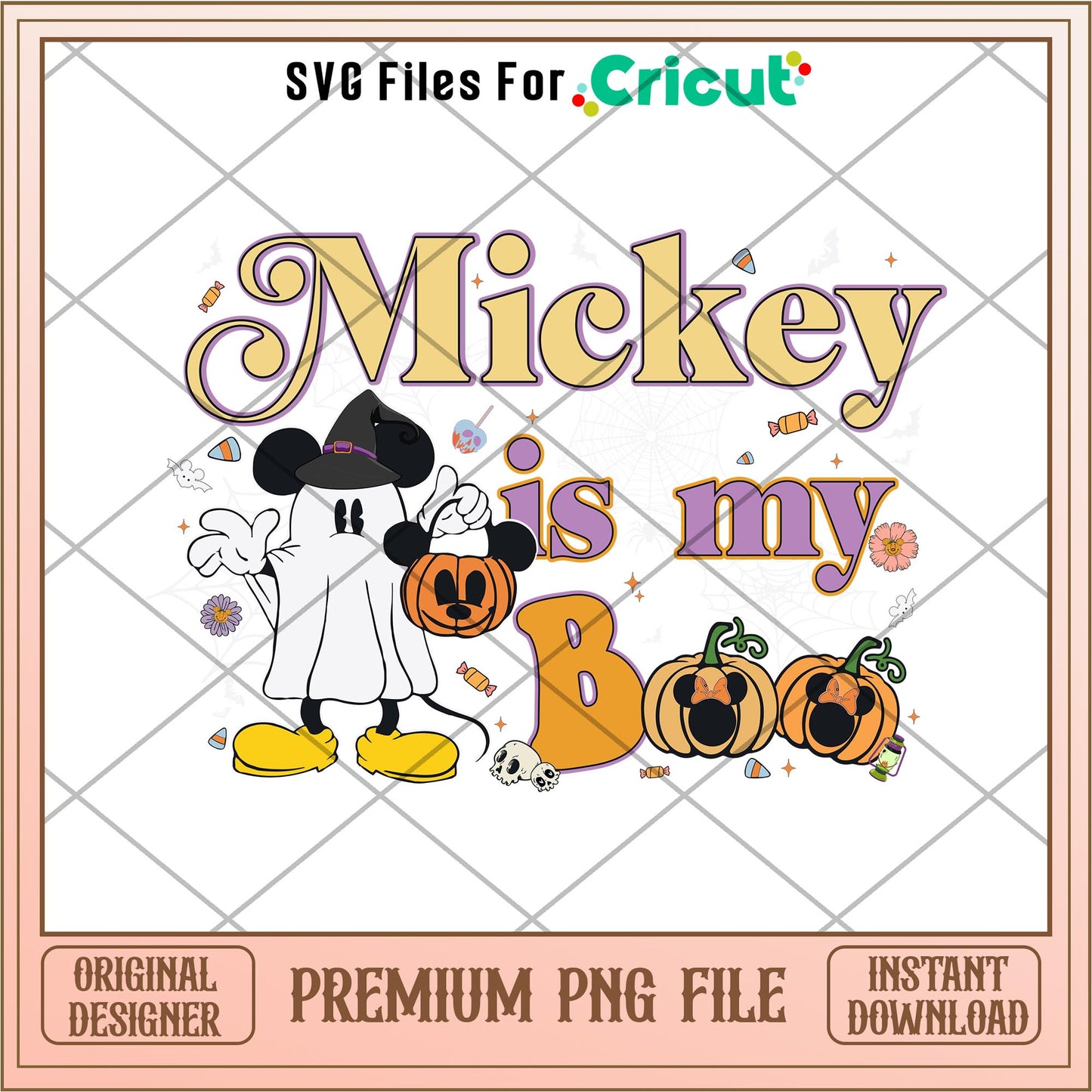 Mickey is my boo png, Disney characters png, Digital Download