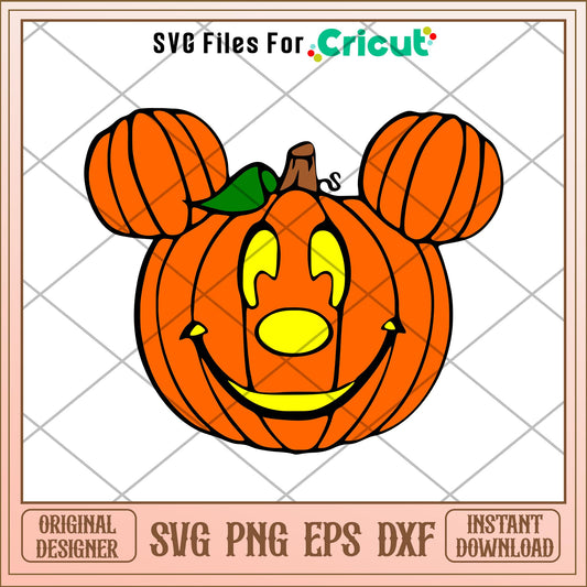 Mickey mouse Pumpkin svg, Disney characters svg, Digital Download
