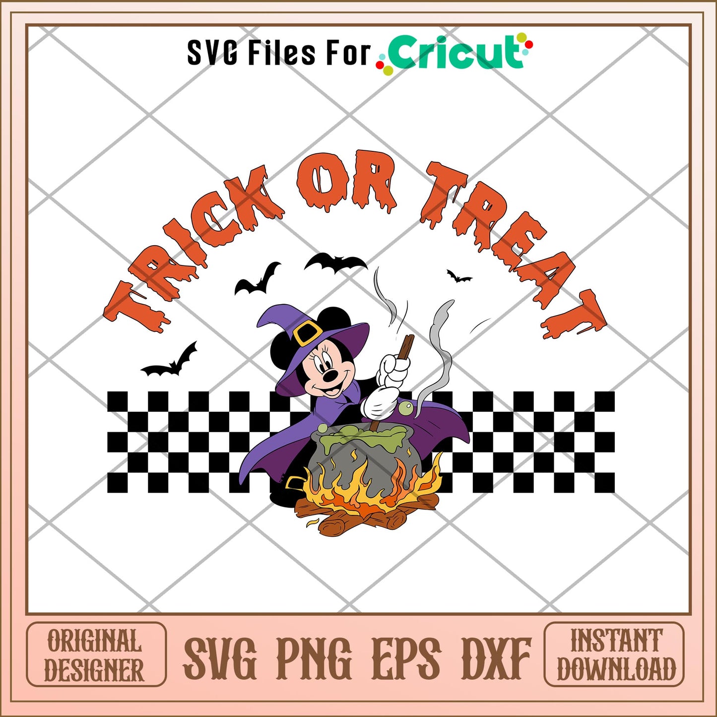 Mickey mouse  Trick or Treat Halloween svg, Disney characters svg, Digital Download