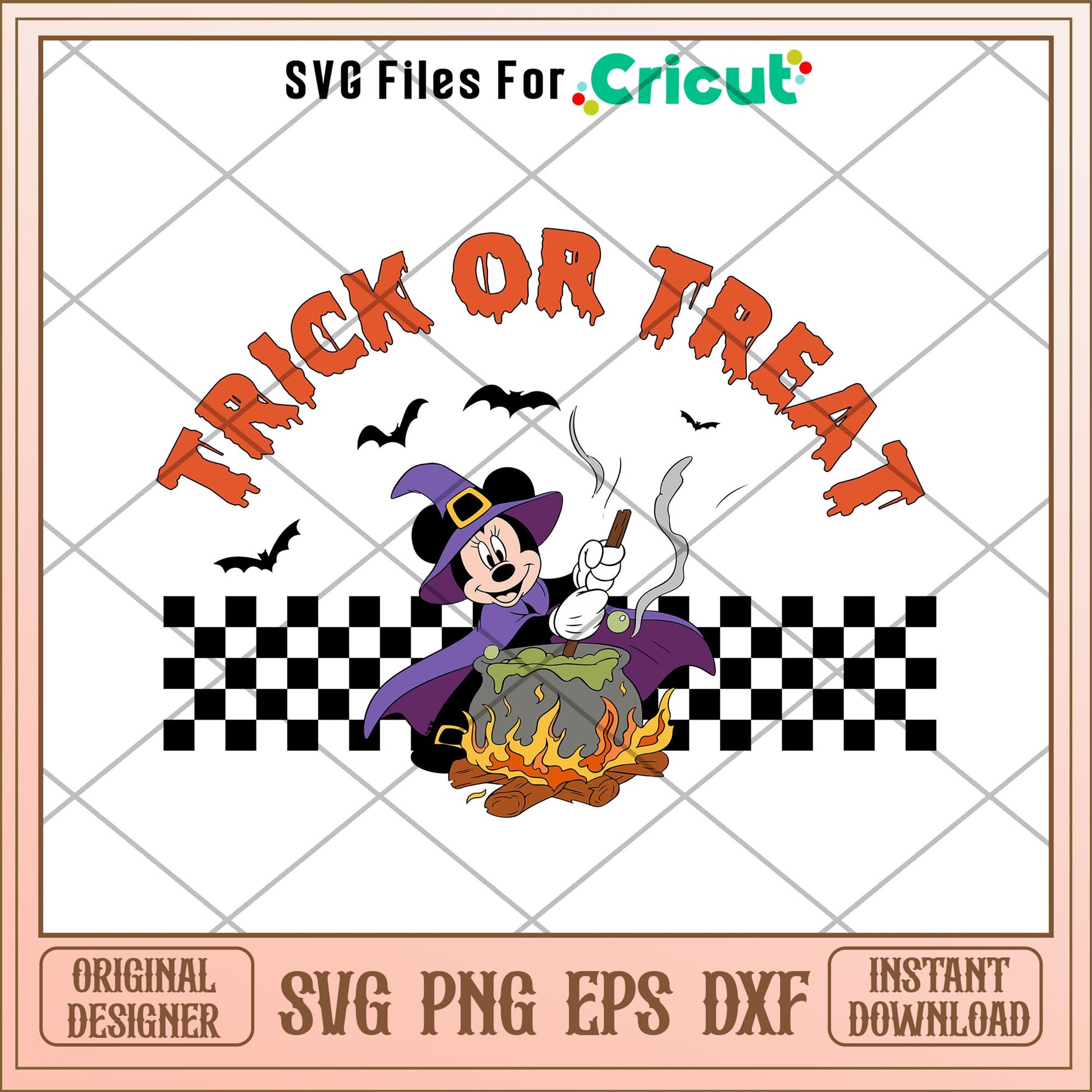 Mickey mouse  Trick or Treat Halloween svg, Disney characters svg, Digital Download