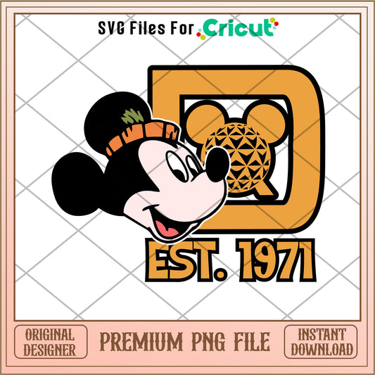 Mickey mouse Walt Disney World  est 1971Walt Disney World  est 1971