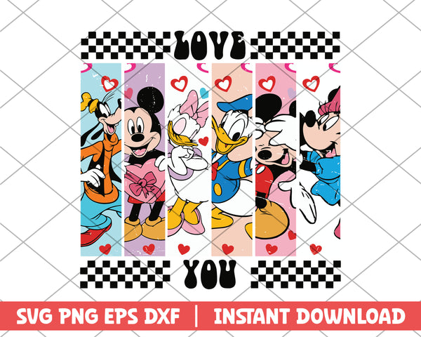 Mickey mouse and friends   svg