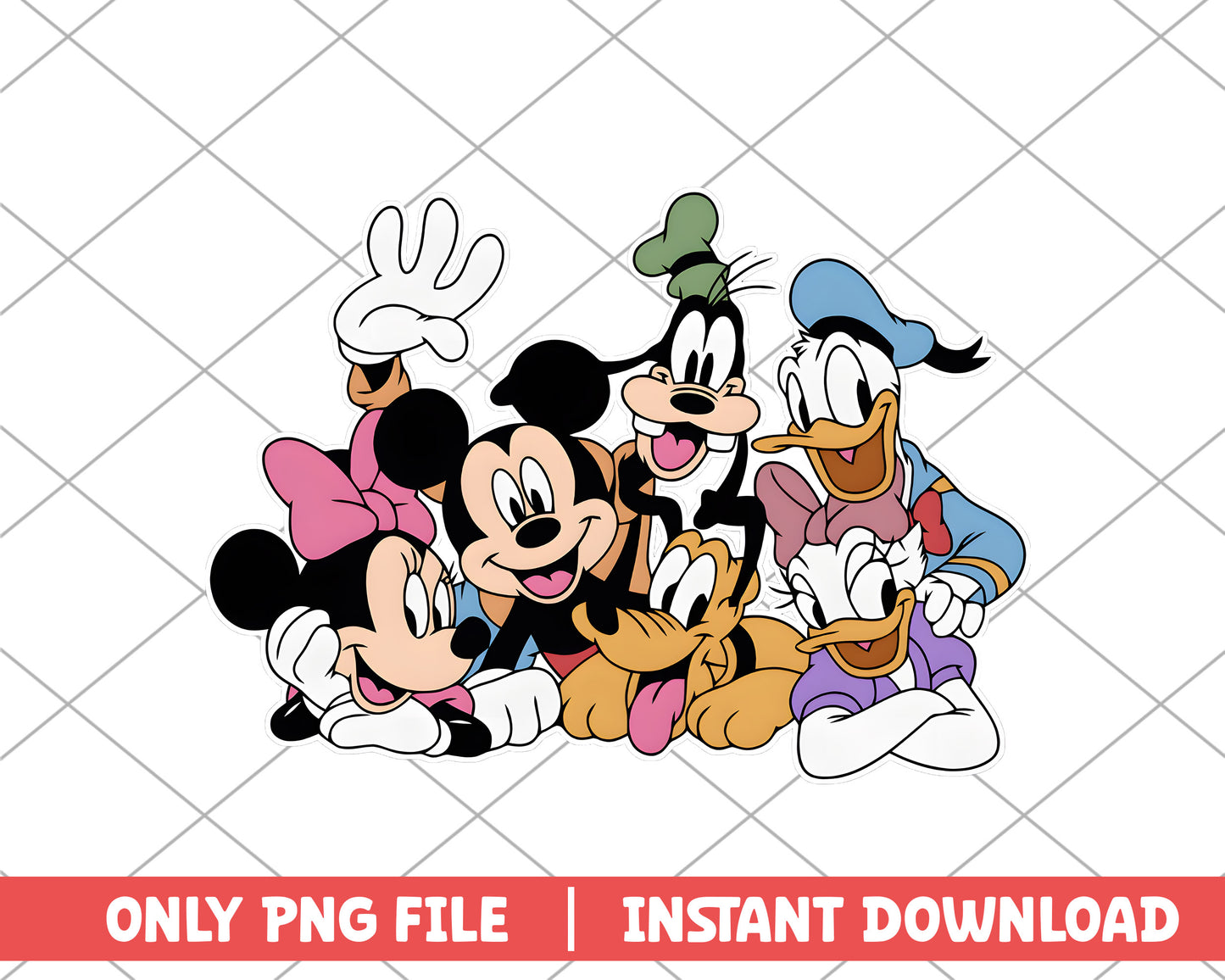 Mickey mouse and friends disney png 