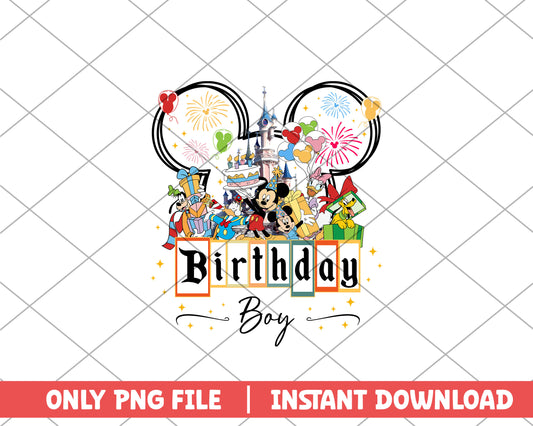 Mickey mouse birthday boy disney png