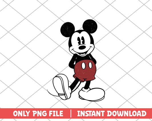 Mickey mouse character disney png