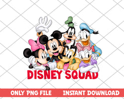 Mickey mouse disney squad disney png