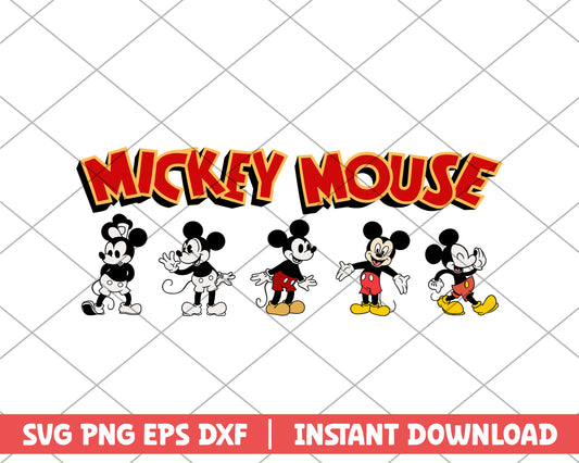 Mickey mouse disney svg