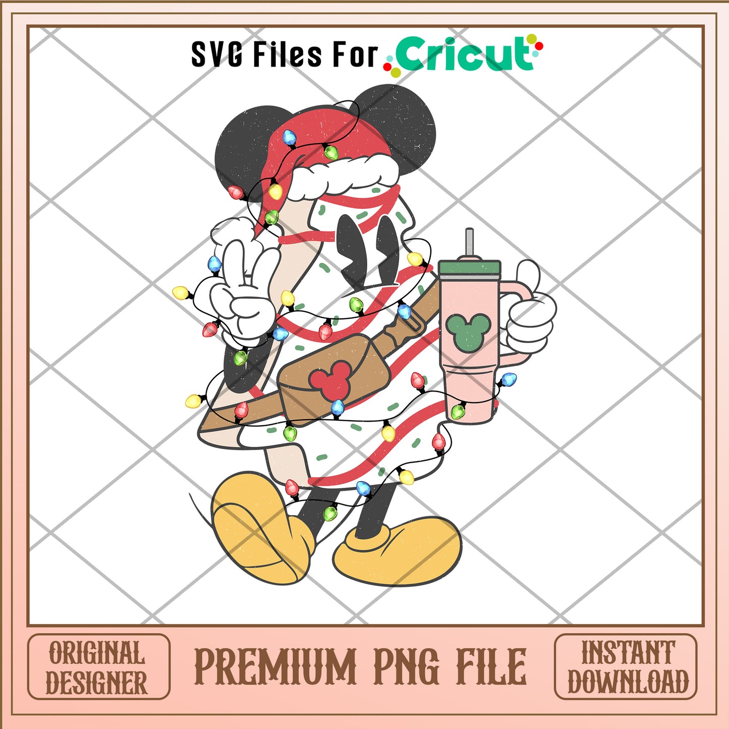 Mickey mouse ghost png, christmas light png, christmas png