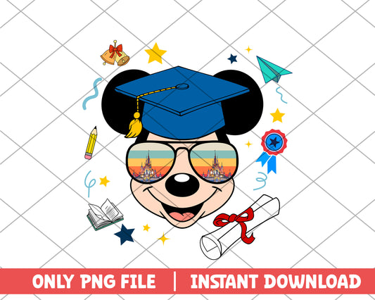 Mickey mouse graduation disney png