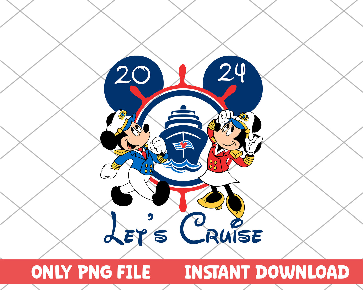 Mickey mouse let's cruise disney png 