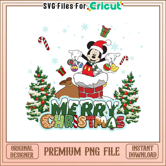 Mickey mouse merry christmas png​, mickey mouse head png