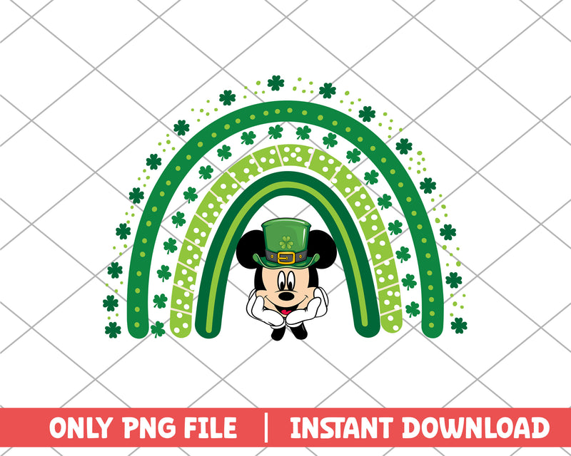 Mickey mouse patrick day disney png
