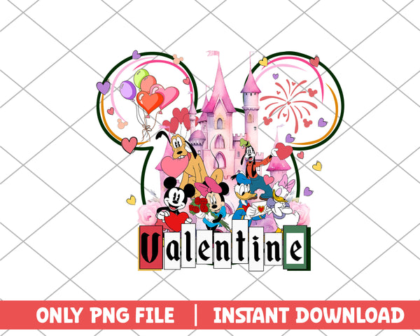 Mickey mouse valentine disney png