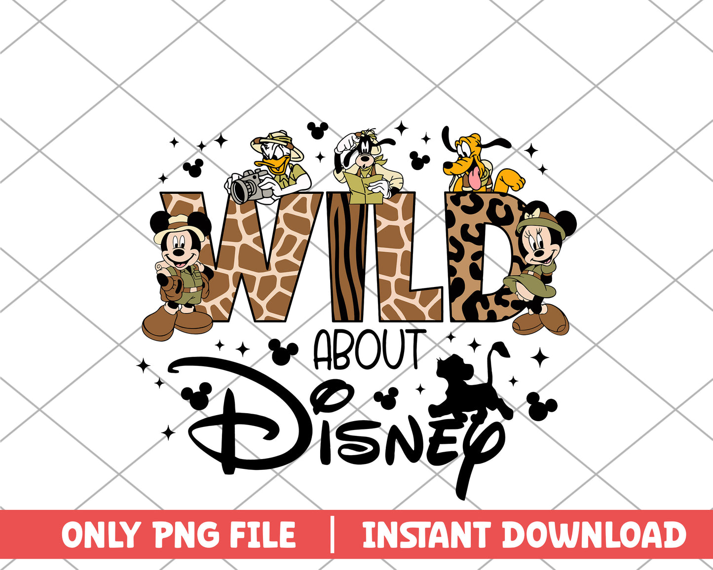 Mickey mouse wild about disney png 