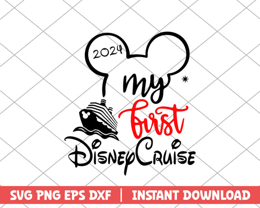 Mickey my first disney cruise disney svg