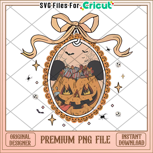 Mickey pumpkin png, spooky png, halloween countdown​​ png