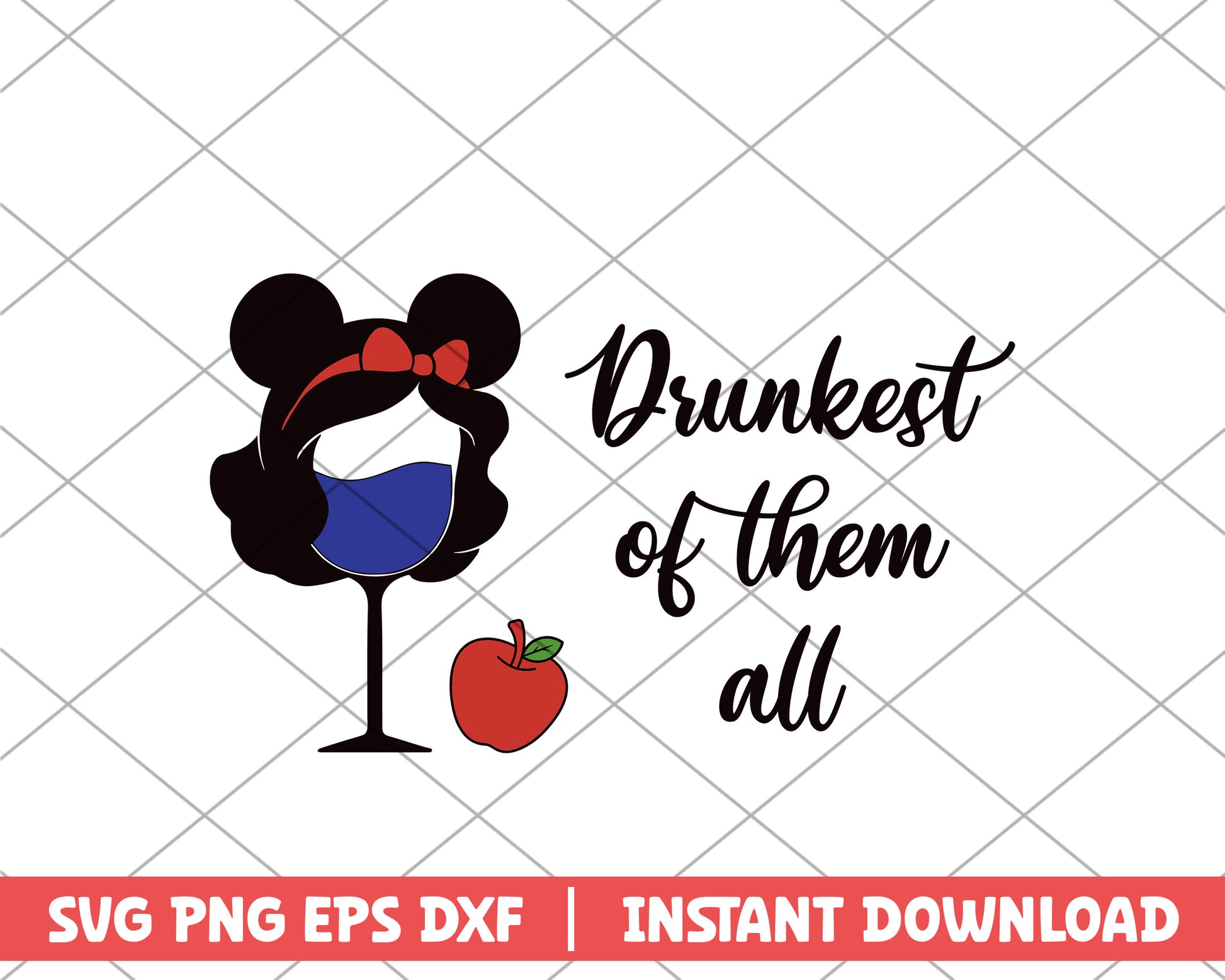 Mickey snow white cup disney svg