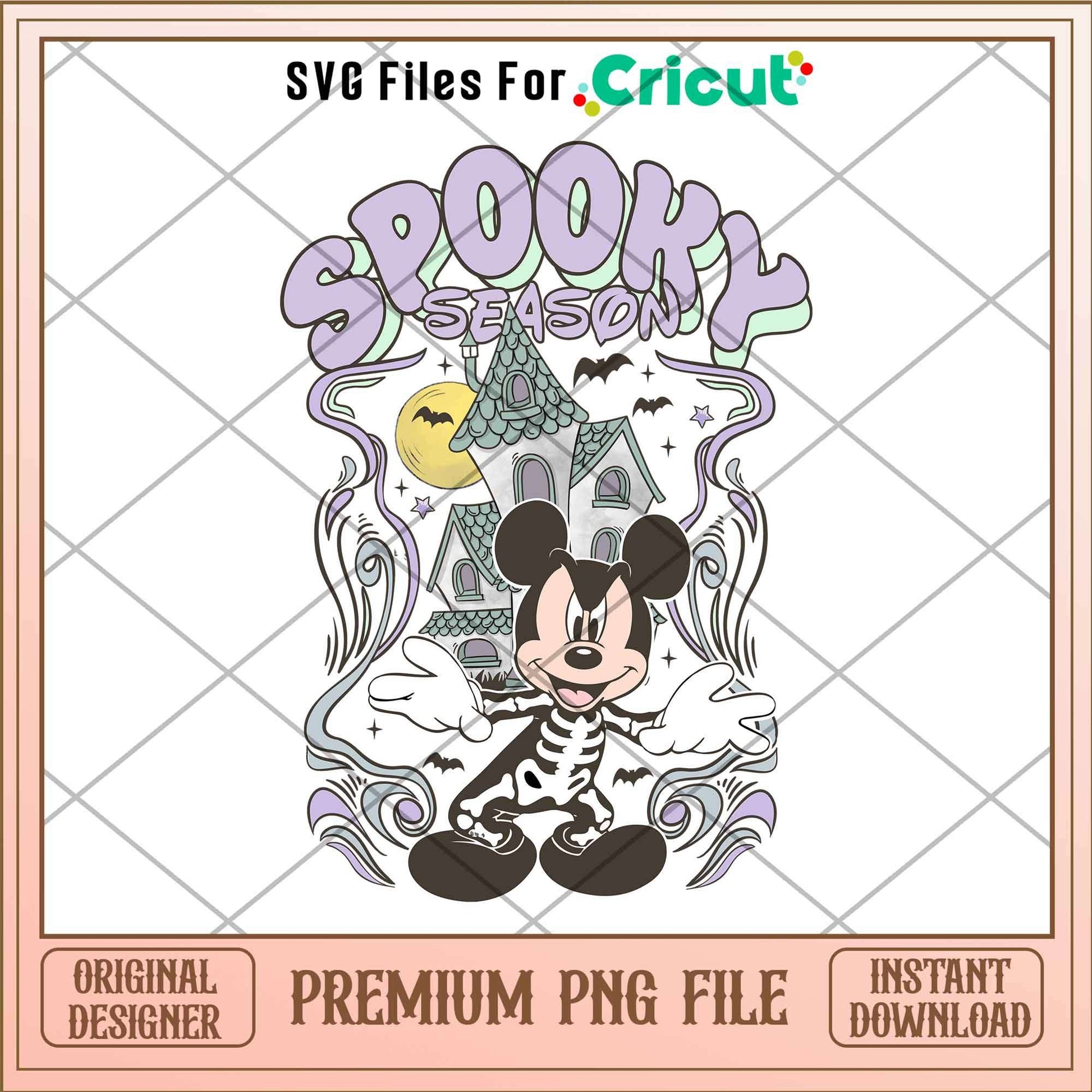 Mickey spooky png, Disney characters png, Digital Download