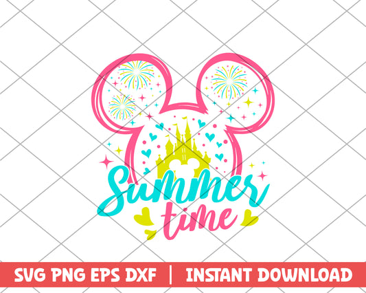 Mickey summer time disney svg