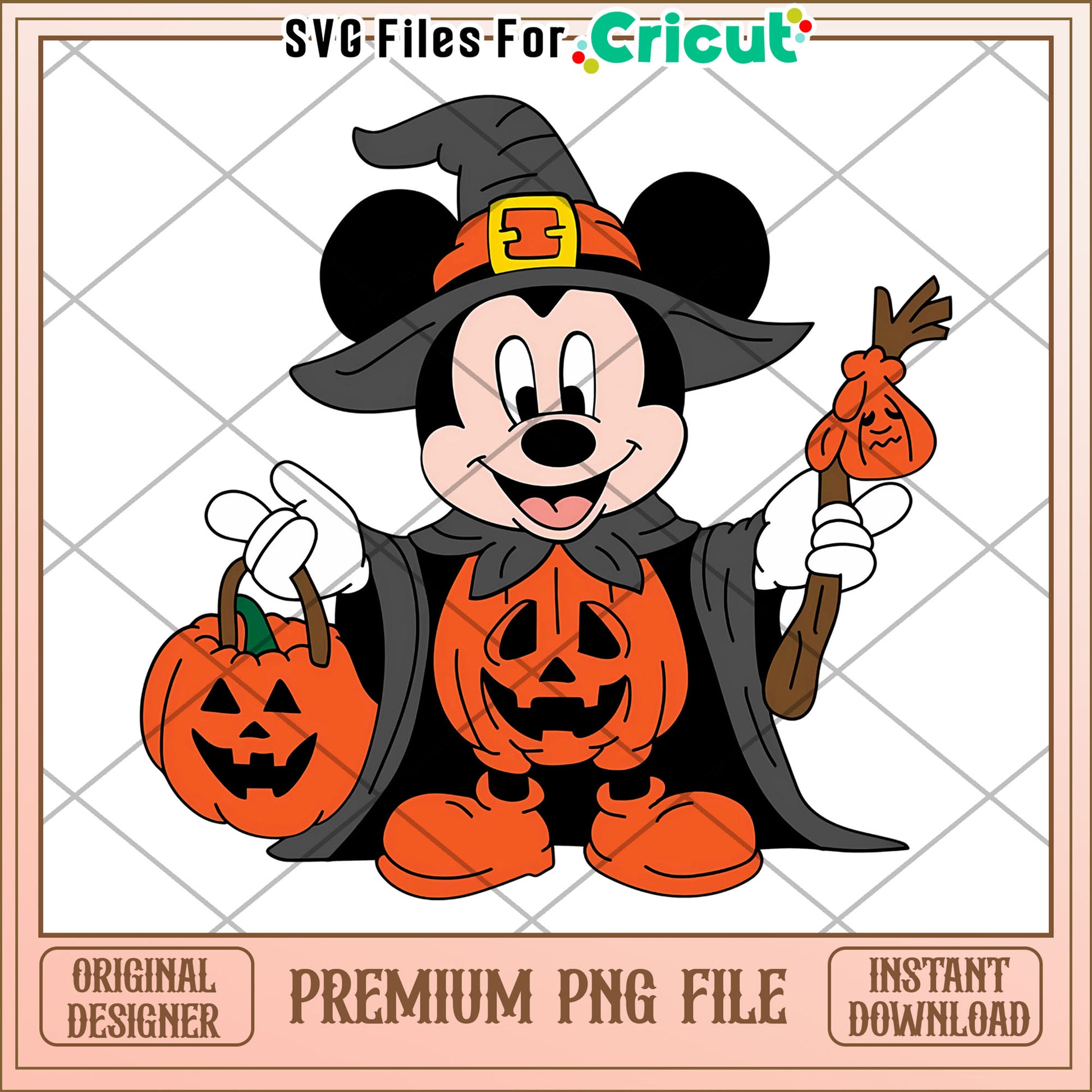 Mickey witch png, halloween​ horror night png, scary characters png