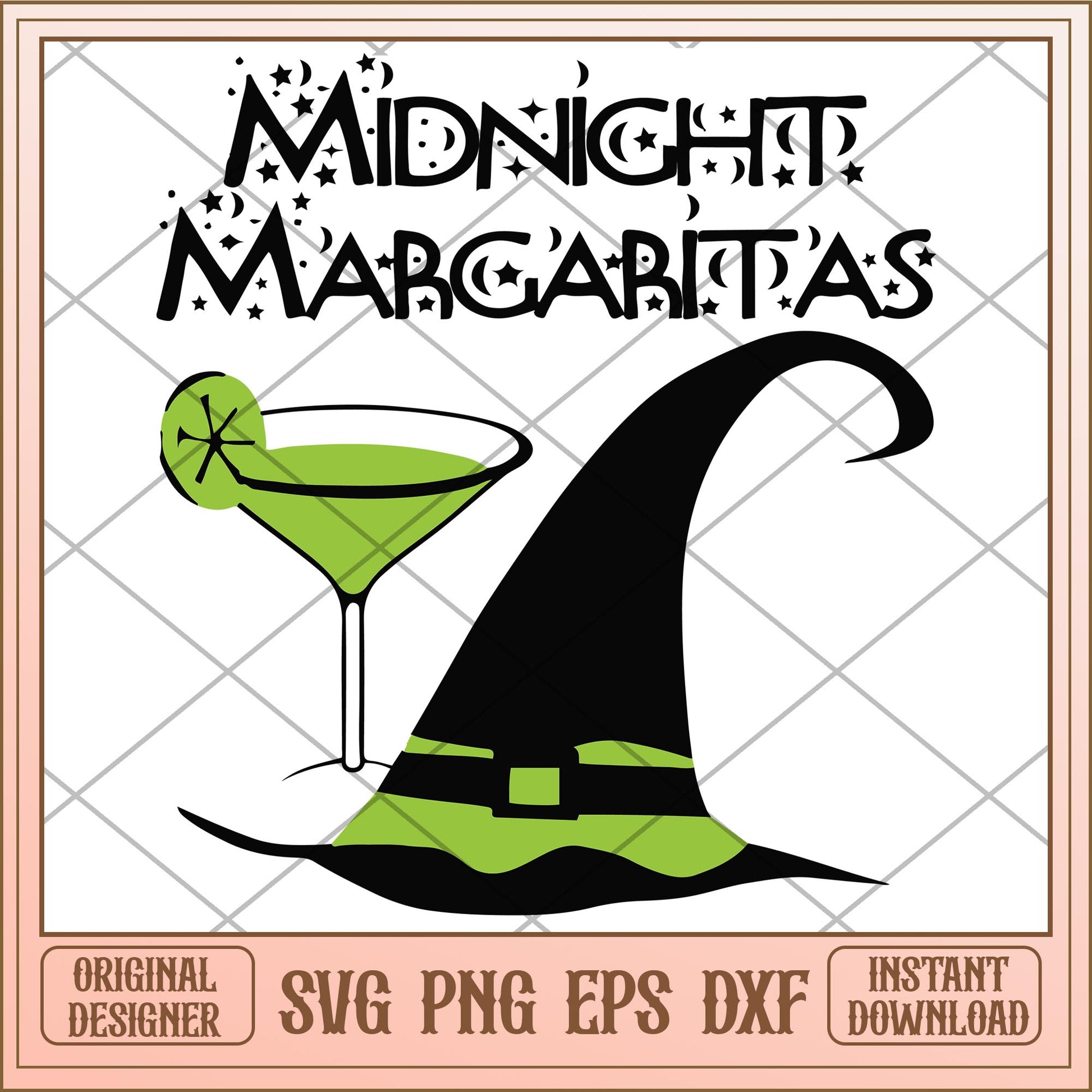 Midnight margaritas svg, Disney characters svg, digital download