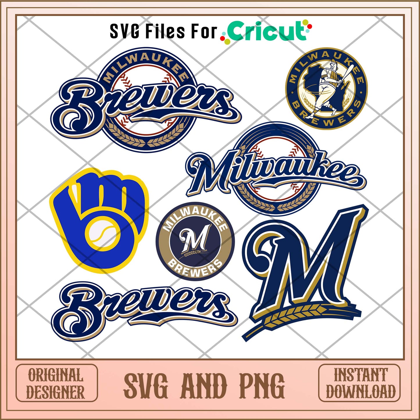 Milwaukee Brewers svg, Milwaukee Brewers svg bundle, MLB svg