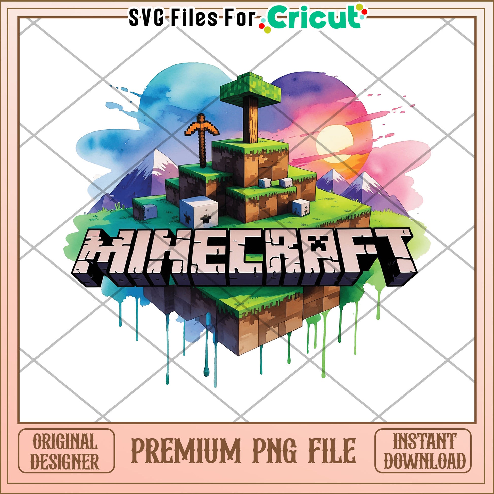 Mindcraft flying island design png, mindcraft games png, mindcraft movie png