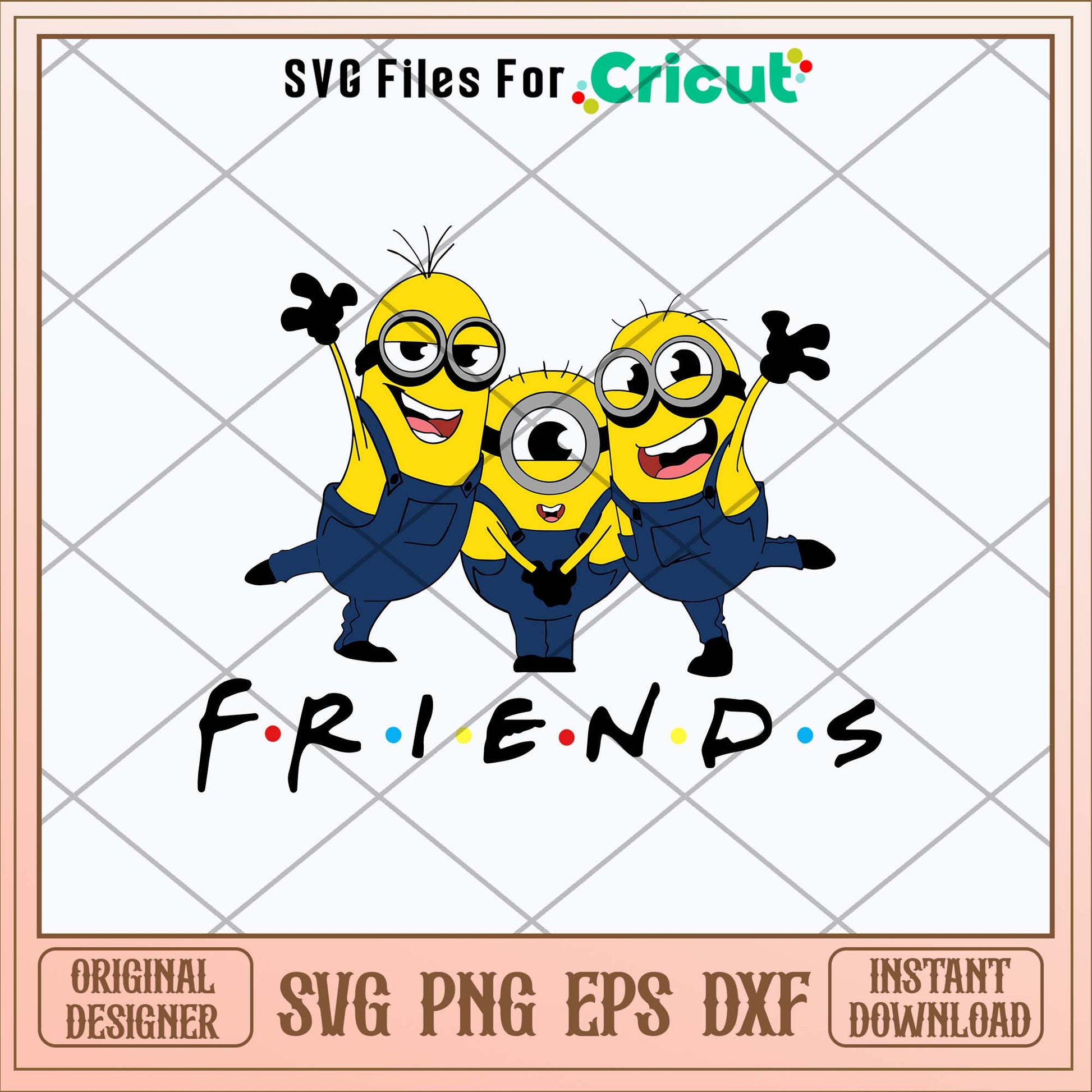 Minion Friends Svg, Minion Svg-Svgfilesforcricut
