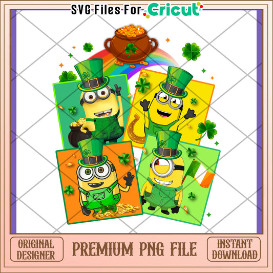 Minion St. Patrick's Day PNG Design for Crafts