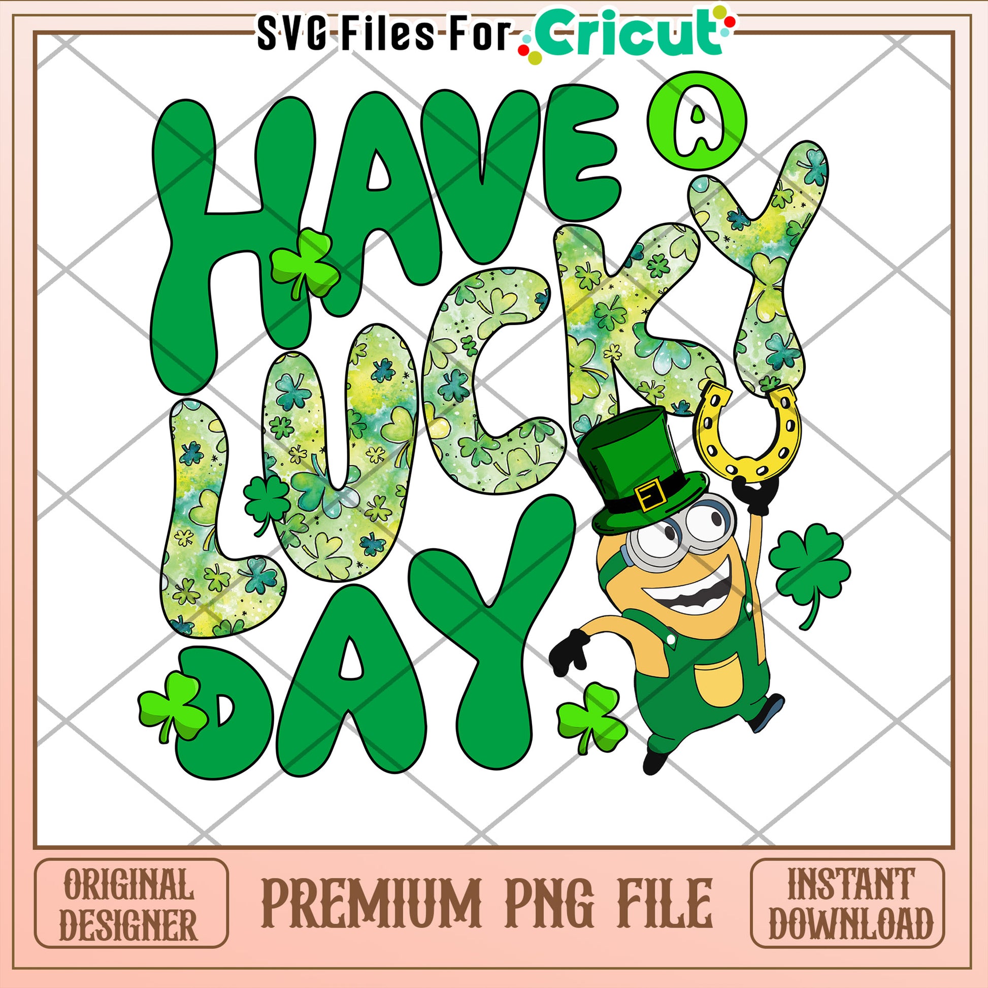 Minion St Patricks Day PNG Design
