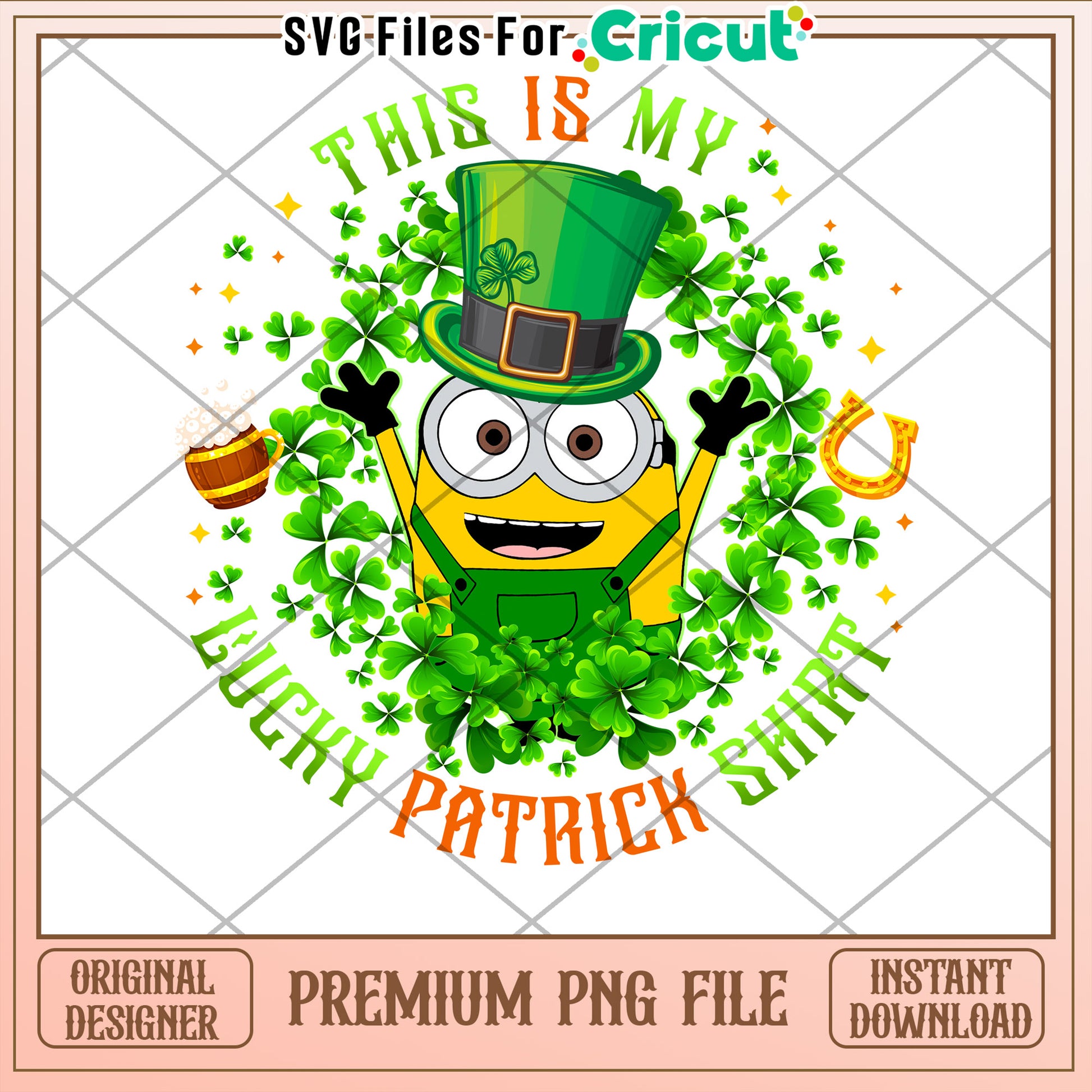 Minion St Patricks Day PNG File
