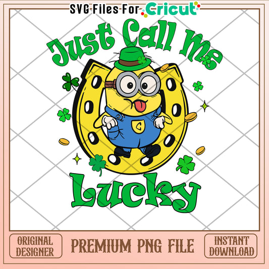 Minion St Patricks Day PNG Lucky Charm
