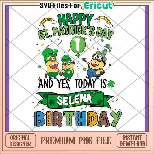 Minions St Patricks Day Birthday PNG
