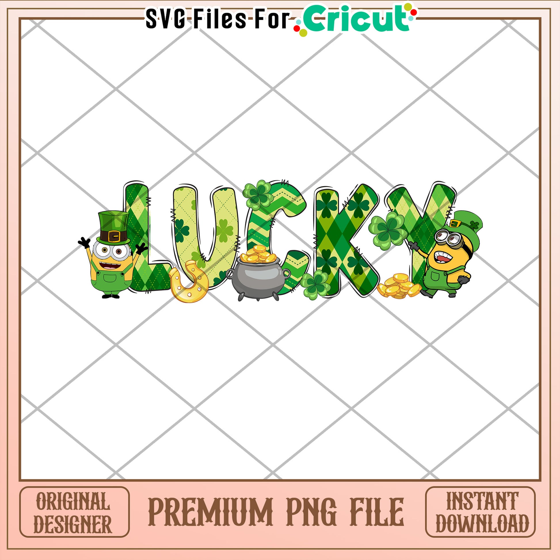 Minions St Patricks Day Lucky PNG
