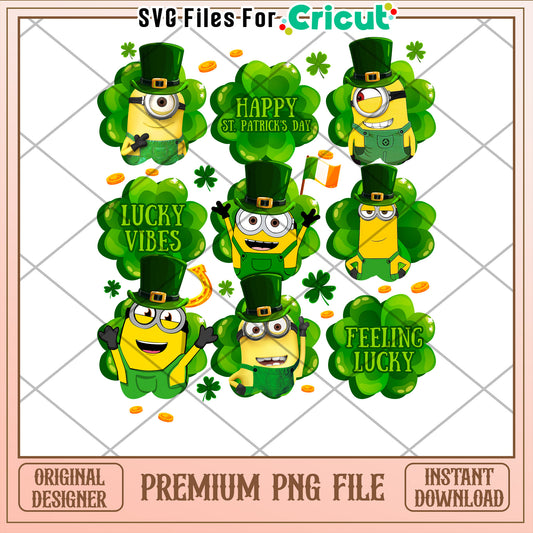 Minions St Patricks Day PNG Bundle