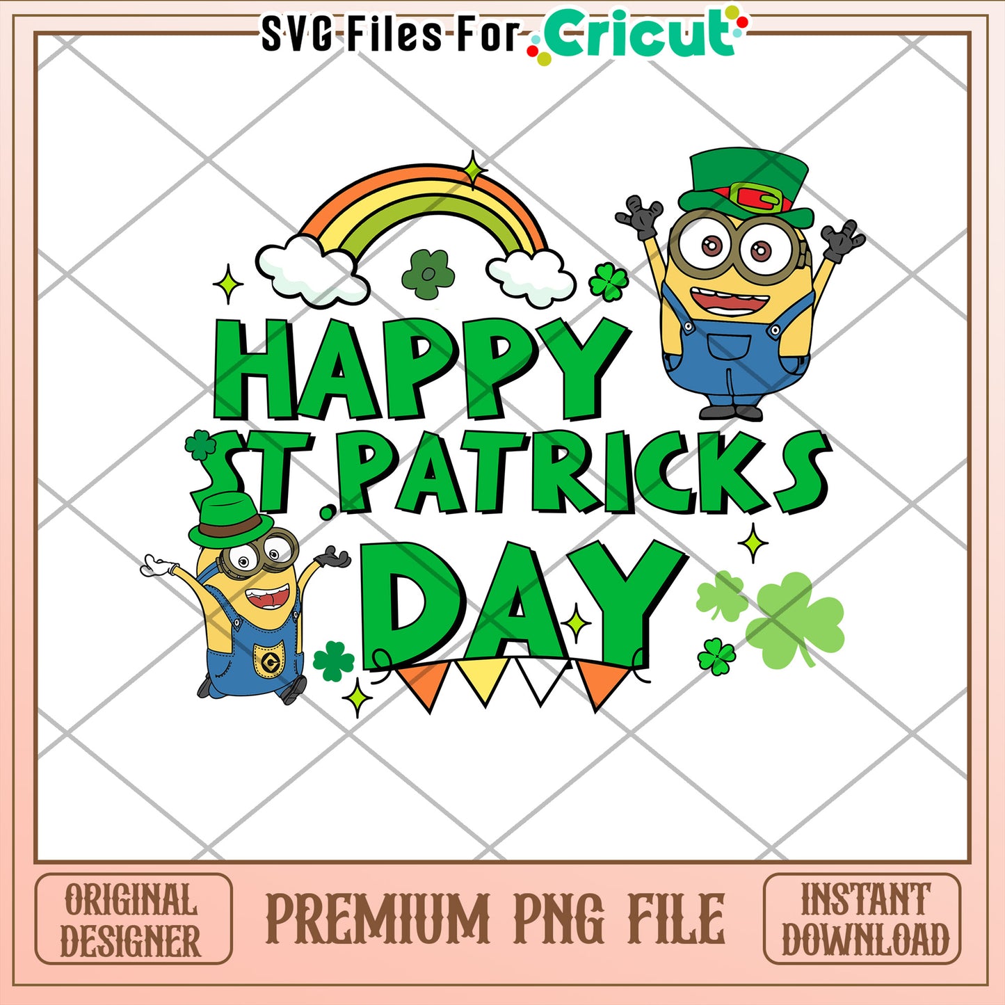 Minions St Patricks Day PNG Design